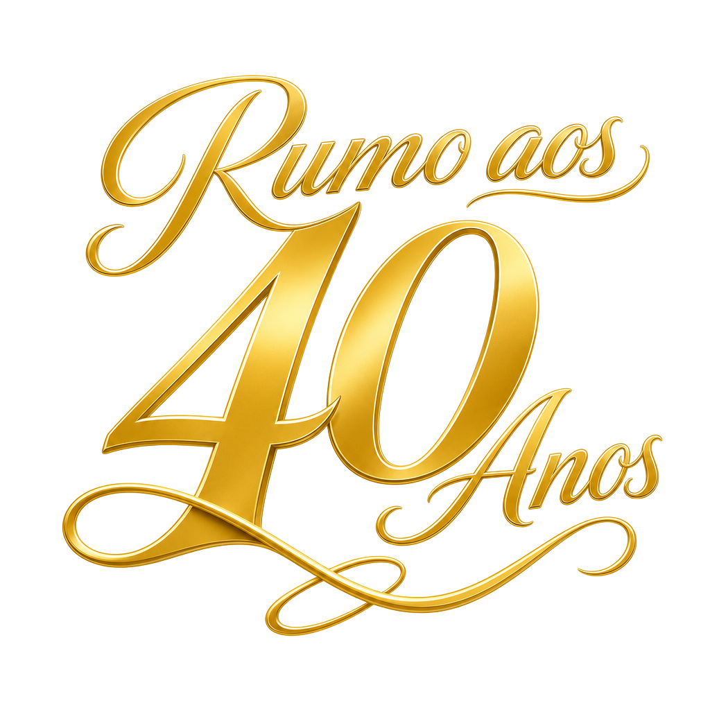 Selo comemorativo Rumo aos 40 Anos